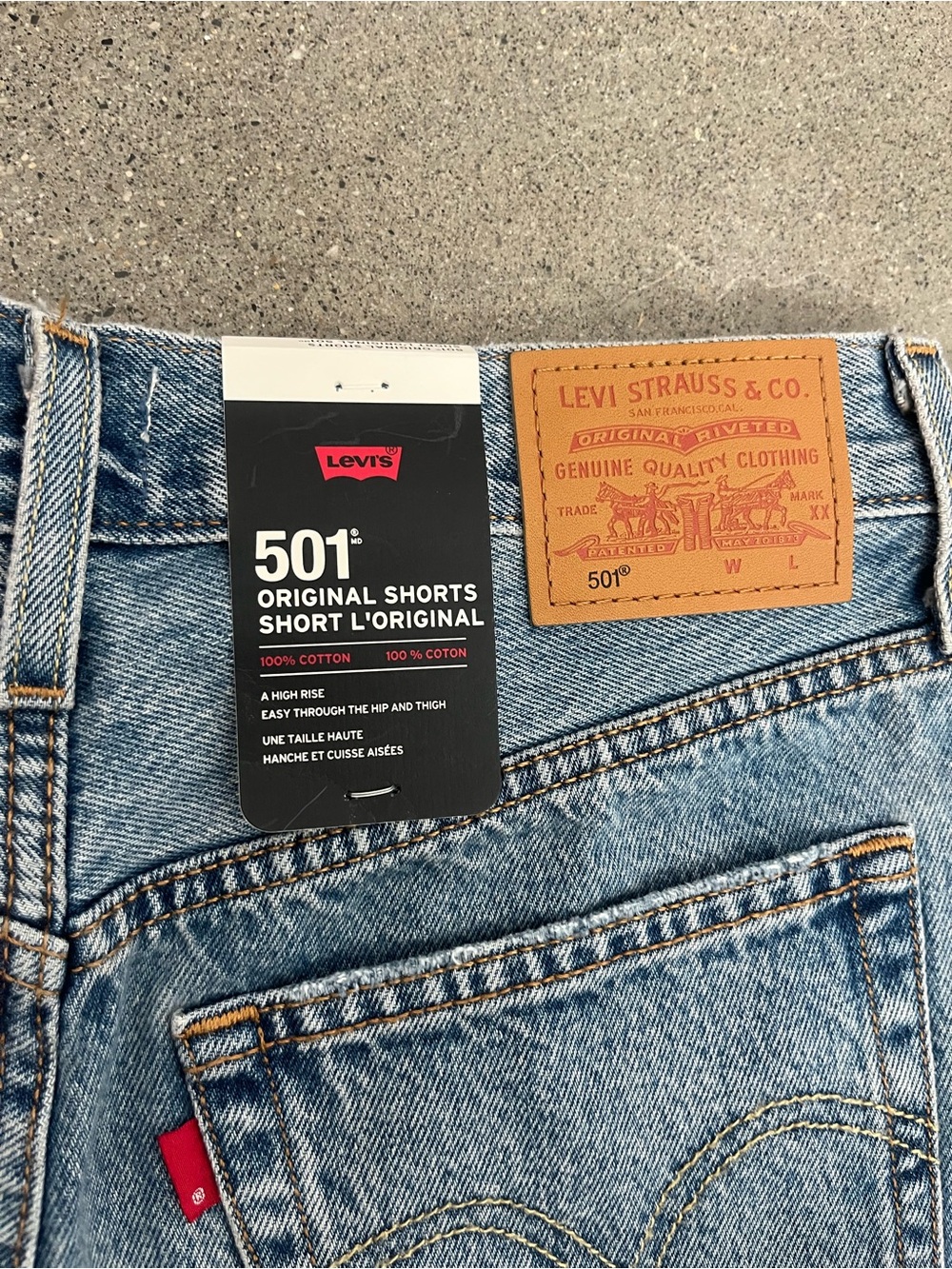 NWT Levi’s 501® Original Fit High-Rise Shorts - Picture 5 of 7